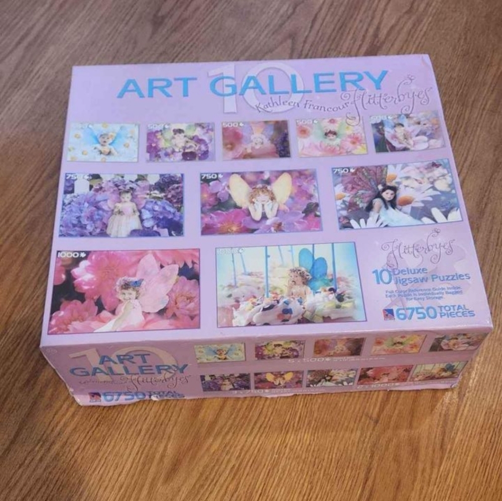 10 puzzle set Kathleen Francour Flitterbyes